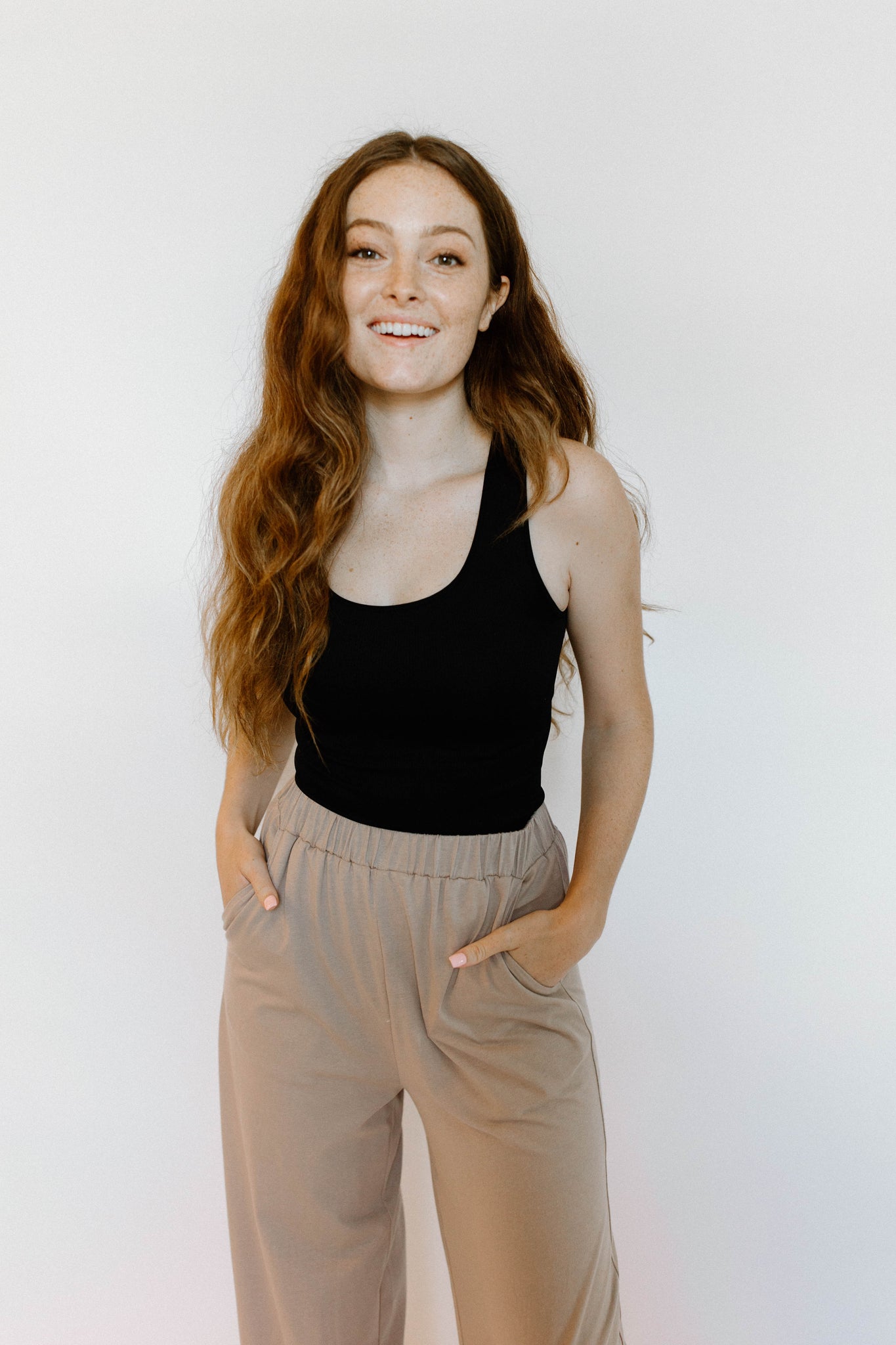 Bralin Wide Leg Ruffle Pants