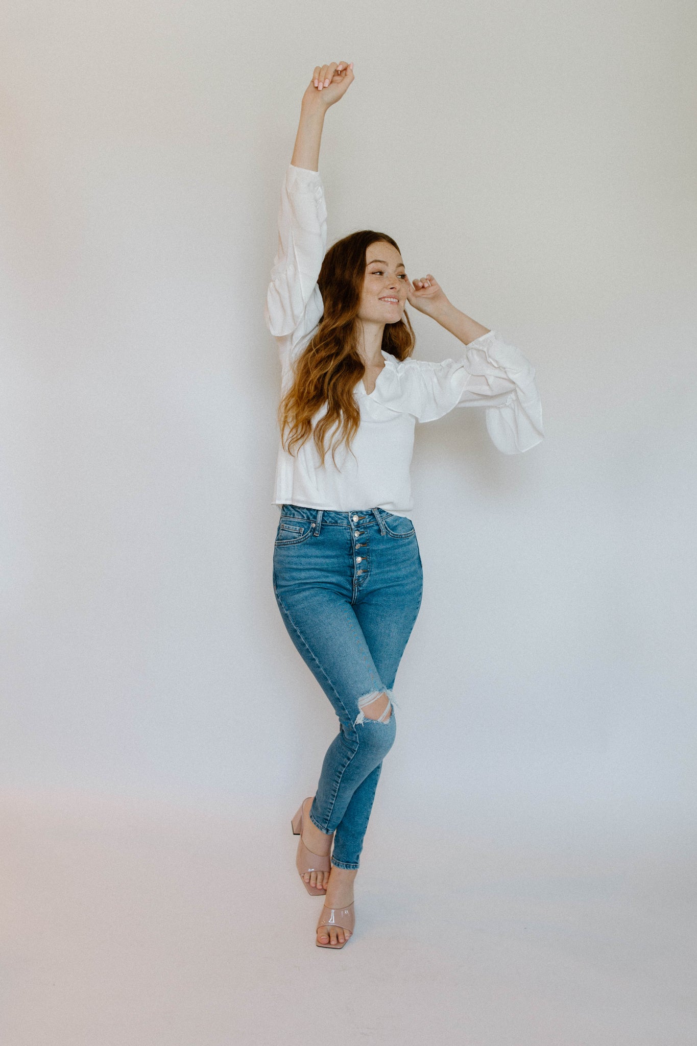 Meadow Ruffle Sleeve Blouse