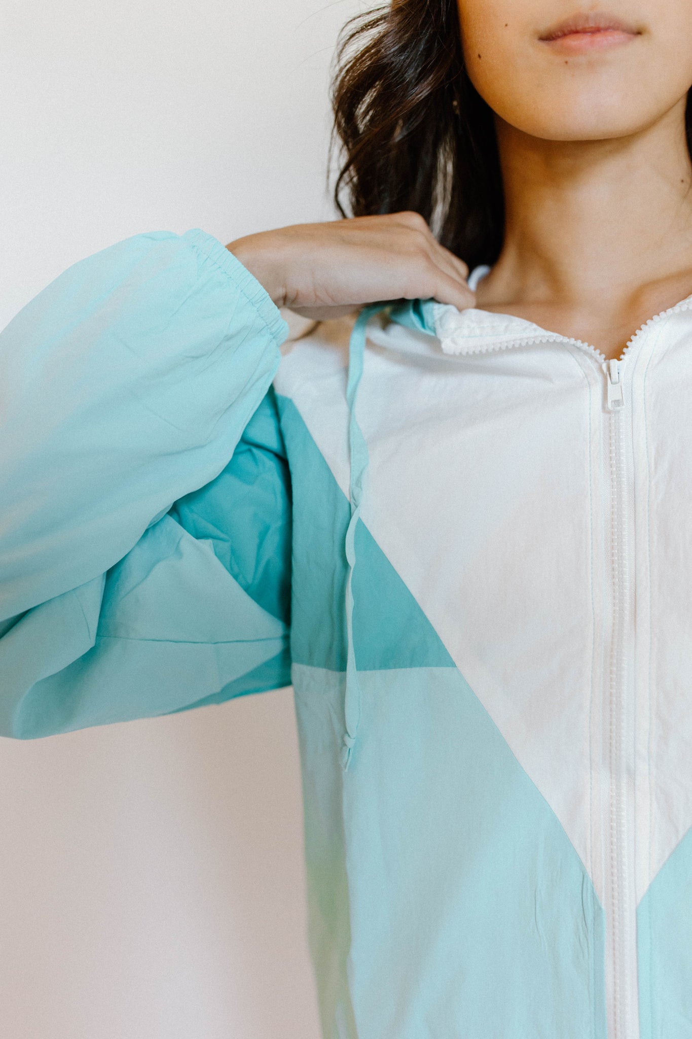 Tiffany 80's Colorblock Windbreaker Jacket