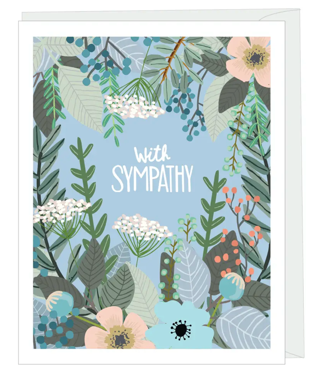Floral Sympathy Card