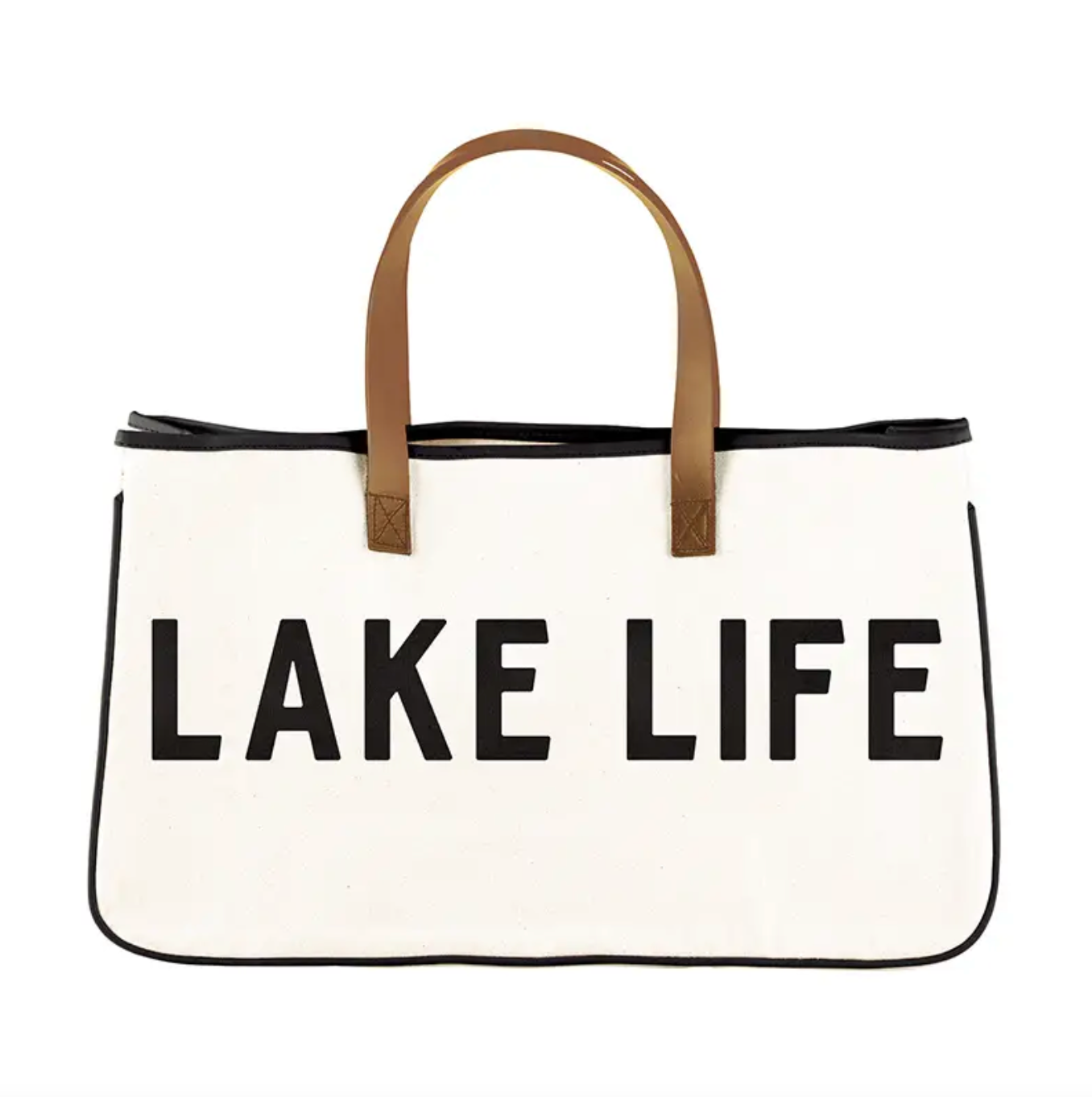 Lake Life Canvas Tote Bag