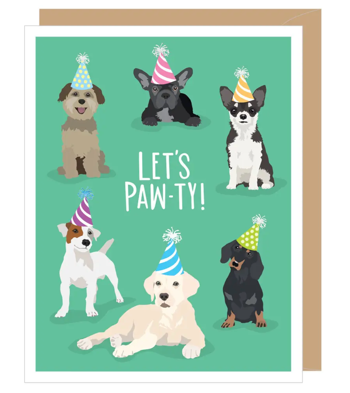 Let's Paw-ty Birthday Card