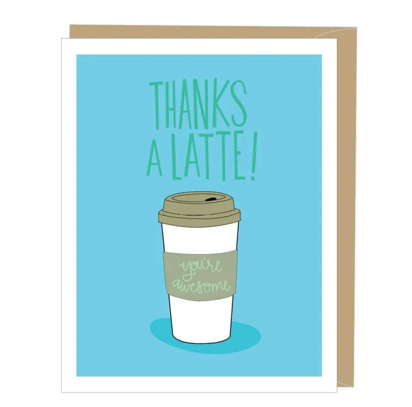 Thanks a Latte Thank You Card