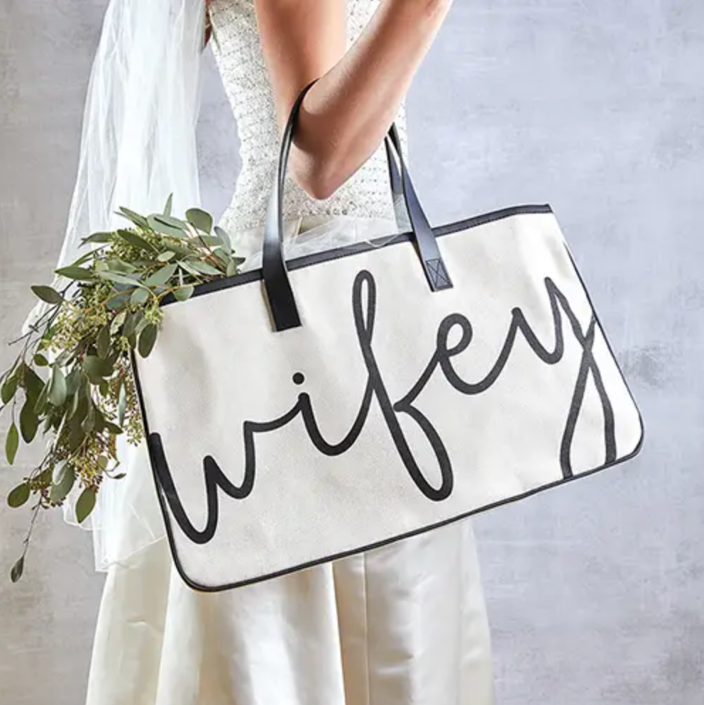 Wifey Canvas Tote Bag